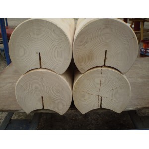 palisáda s drážkou prům 20cm, délka 80cm