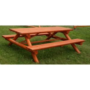 Srubový rodinný stůl 2,5 m